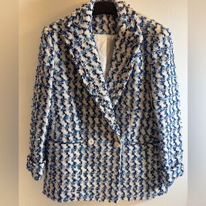 Alice and Olivia Tweed Blazer